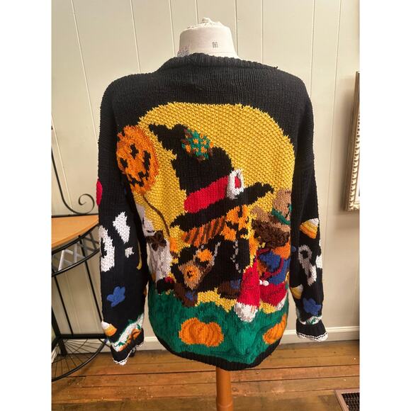 Eagle eye Halloween Women’s Sweater Hand Made - Picture 5 of 8